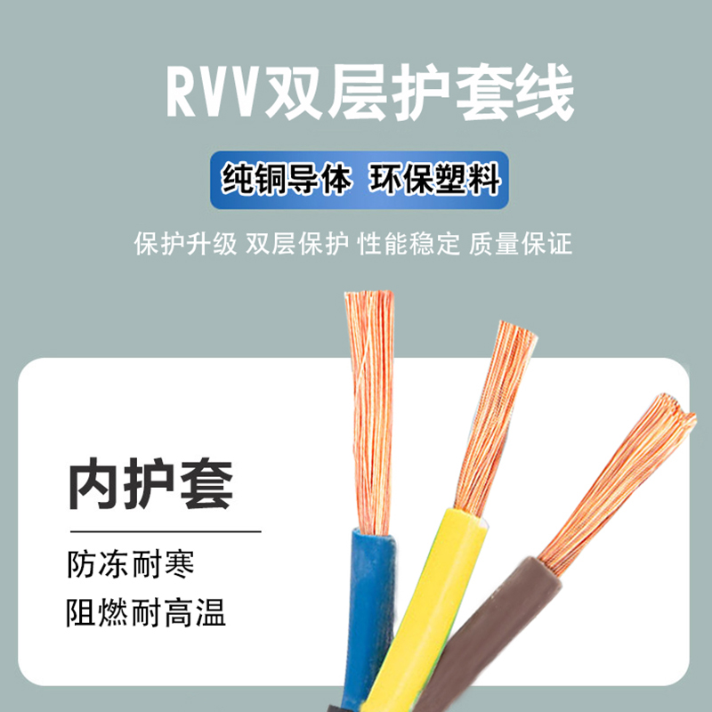 欧标三芯单头电源线